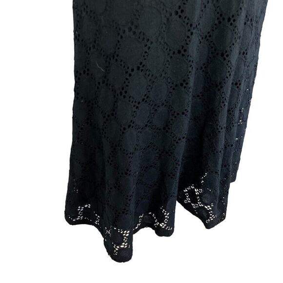 Ronni Nicole Womens Eyelet Lace Skater Short Sleeve Whimsigoth Short Dress S - Picture 2 of 16